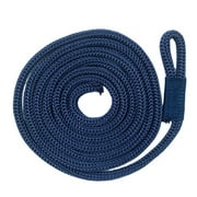 Kairuite 4.9ft Boat Lines Rope Double Braid Nylon Line Lanyard Blue